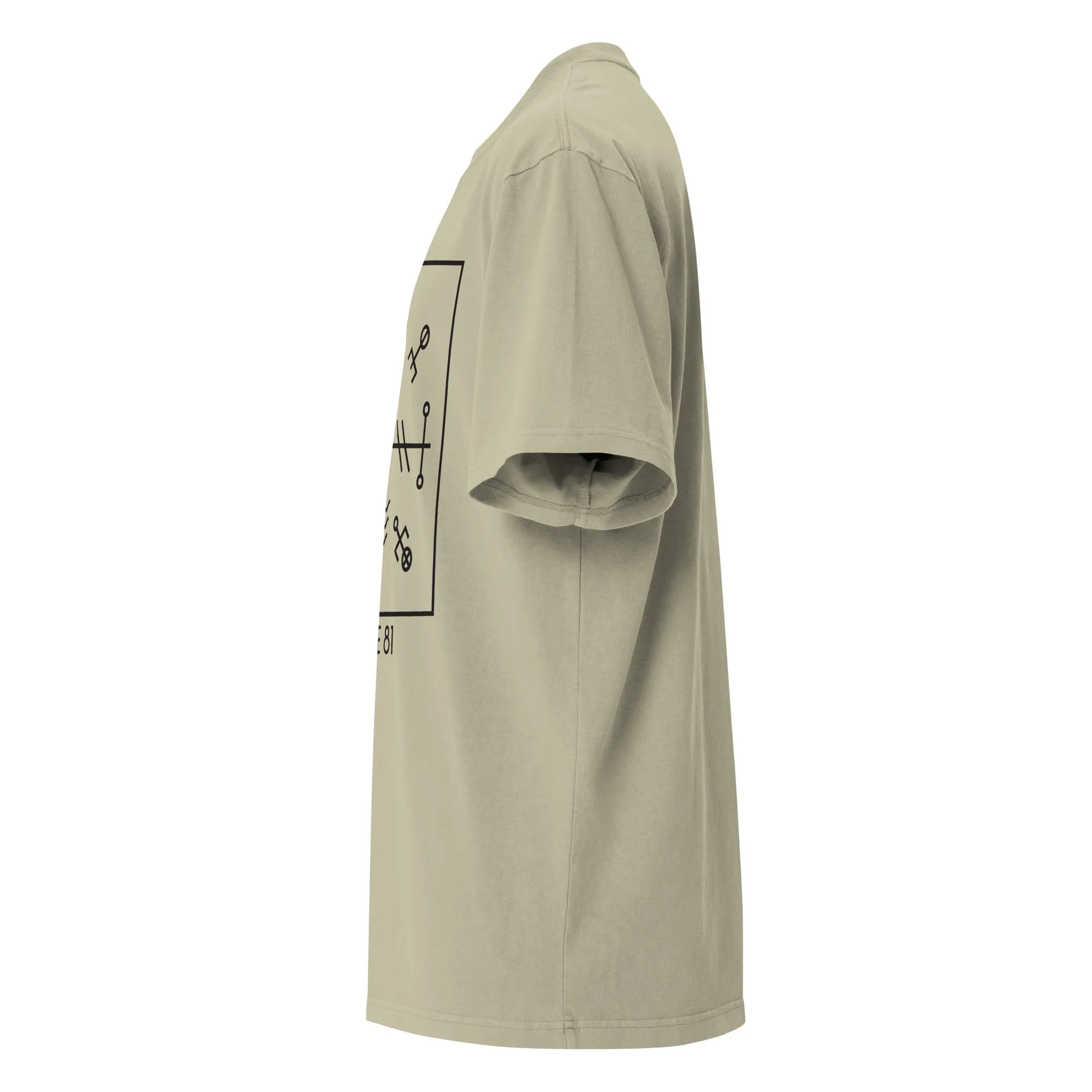 Archive 81 Season 3 Logo - Oversized faded t-shirt