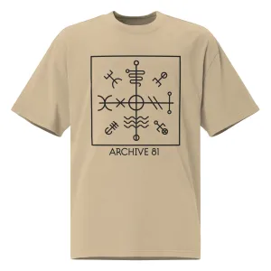 Archive 81 Season 3 Logo - Oversized faded t-shirt
