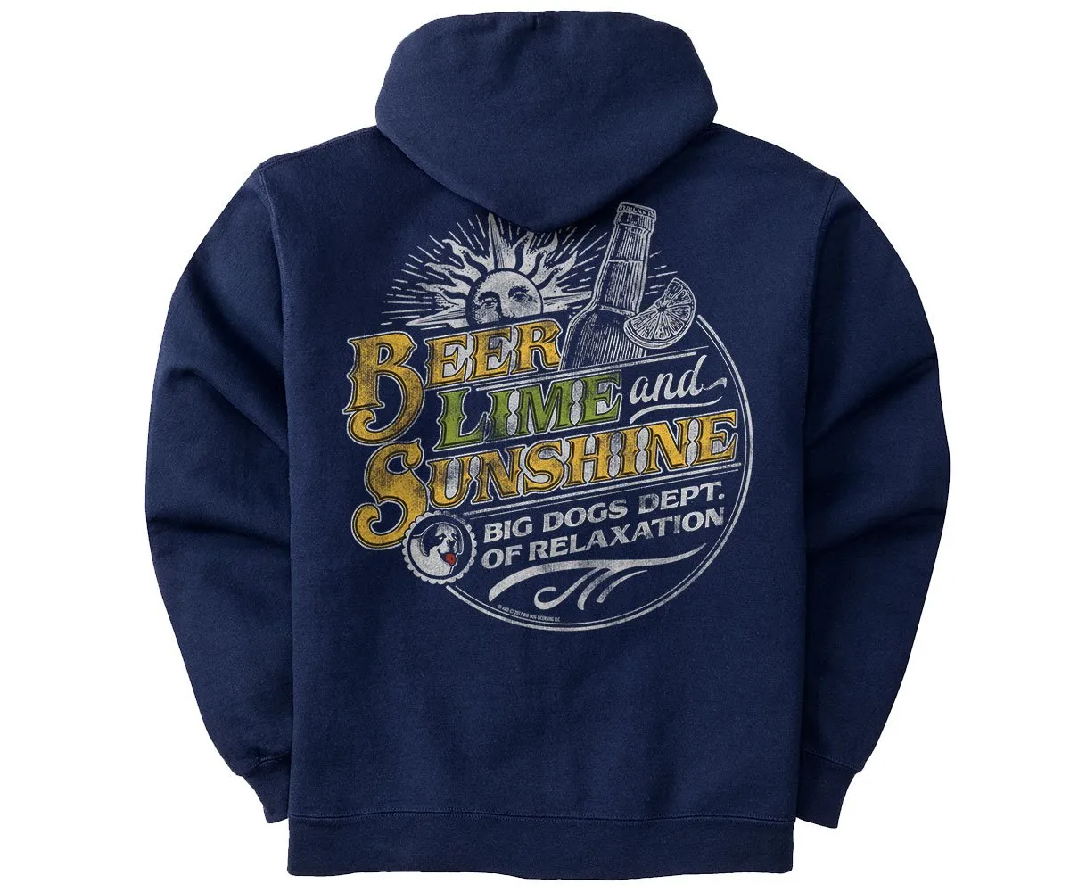 Beer Lime and Sunshine Graphic Hoodie