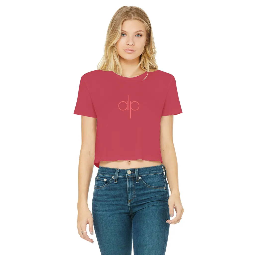 Classic Women's Cropped Raw Edge T-Shirt