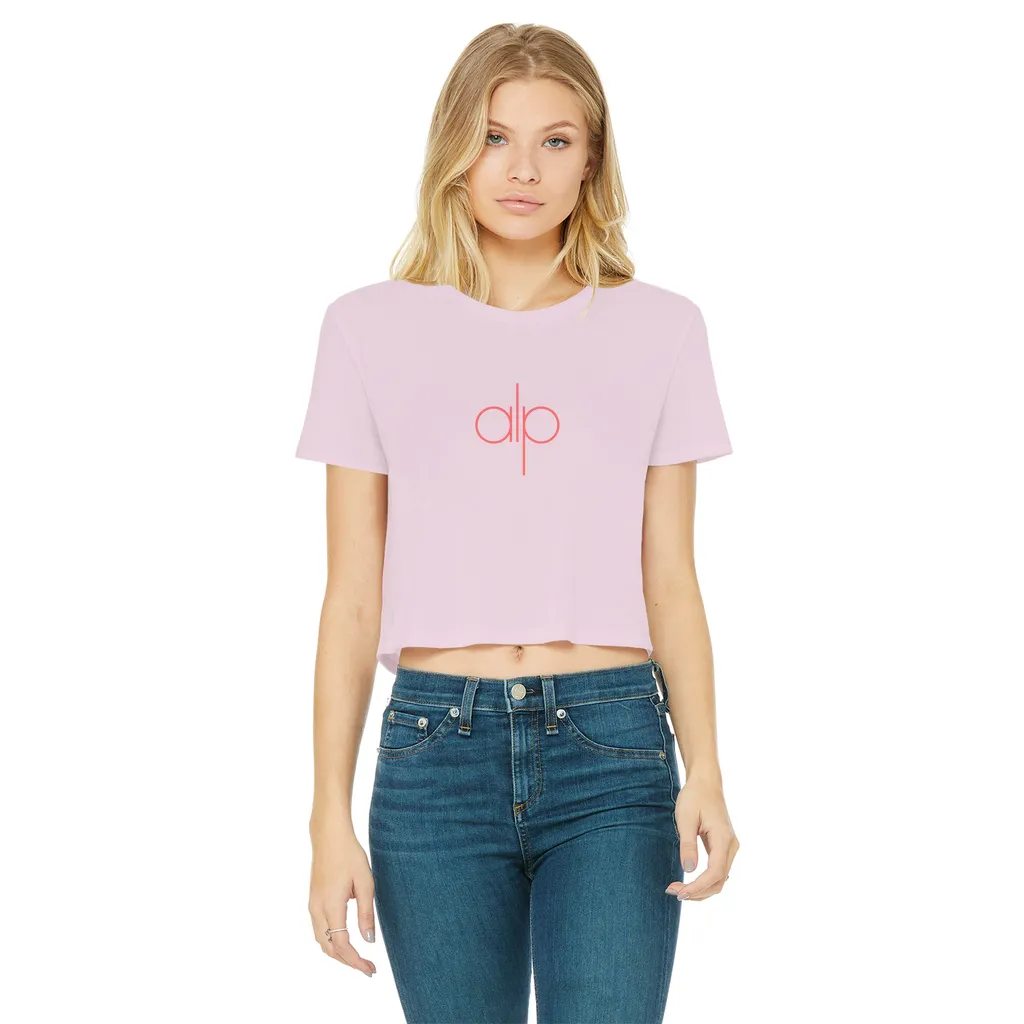 Classic Women's Cropped Raw Edge T-Shirt