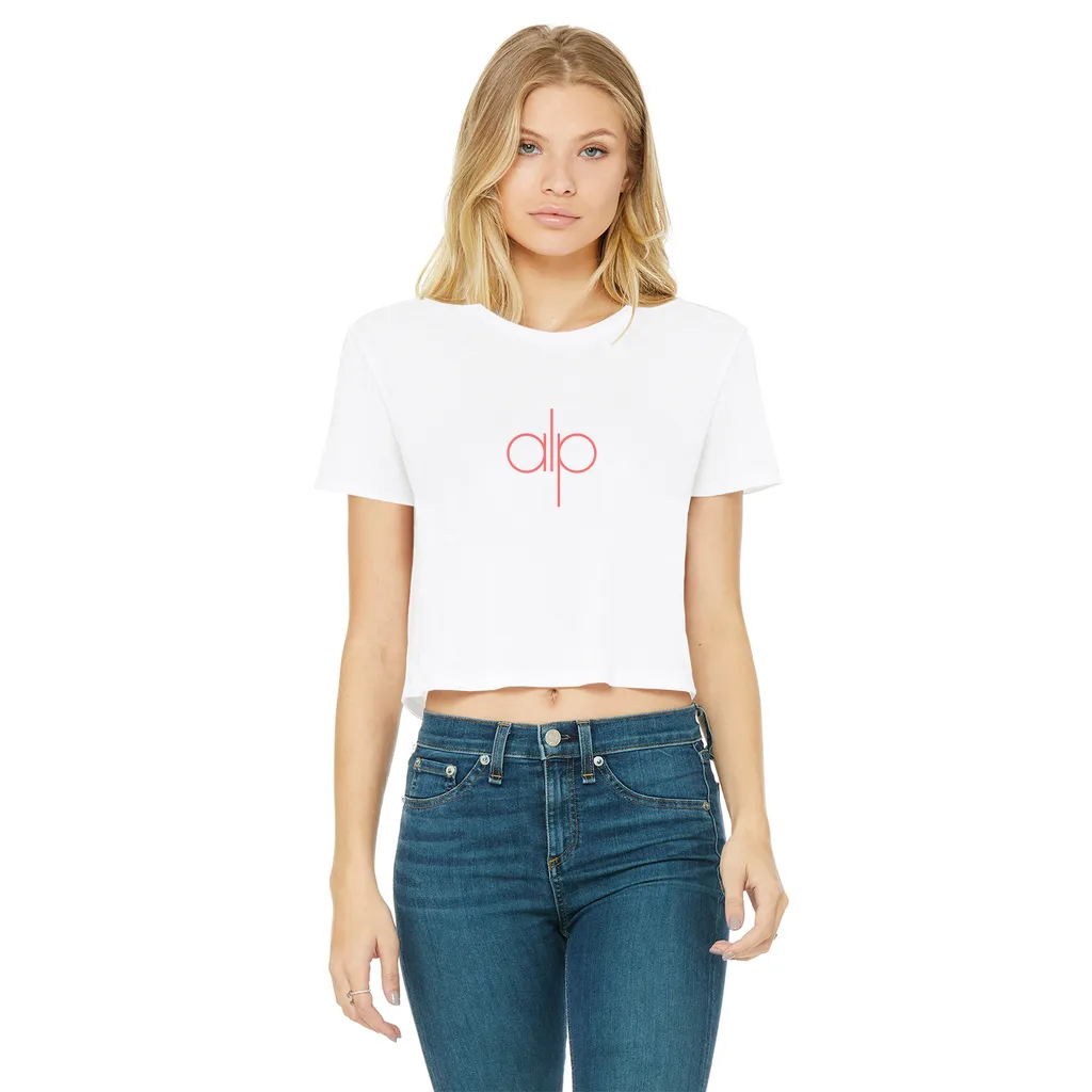 Classic Women's Cropped Raw Edge T-Shirt