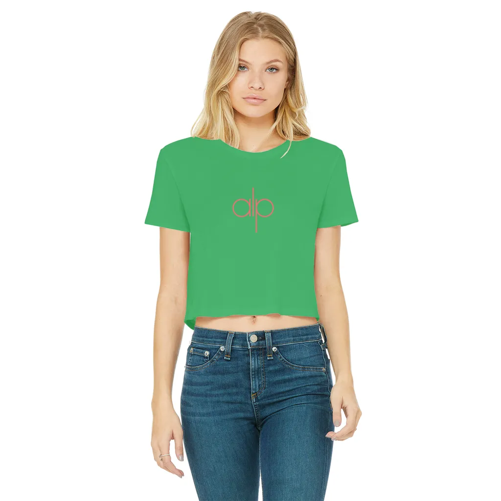 Classic Women's Cropped Raw Edge T-Shirt