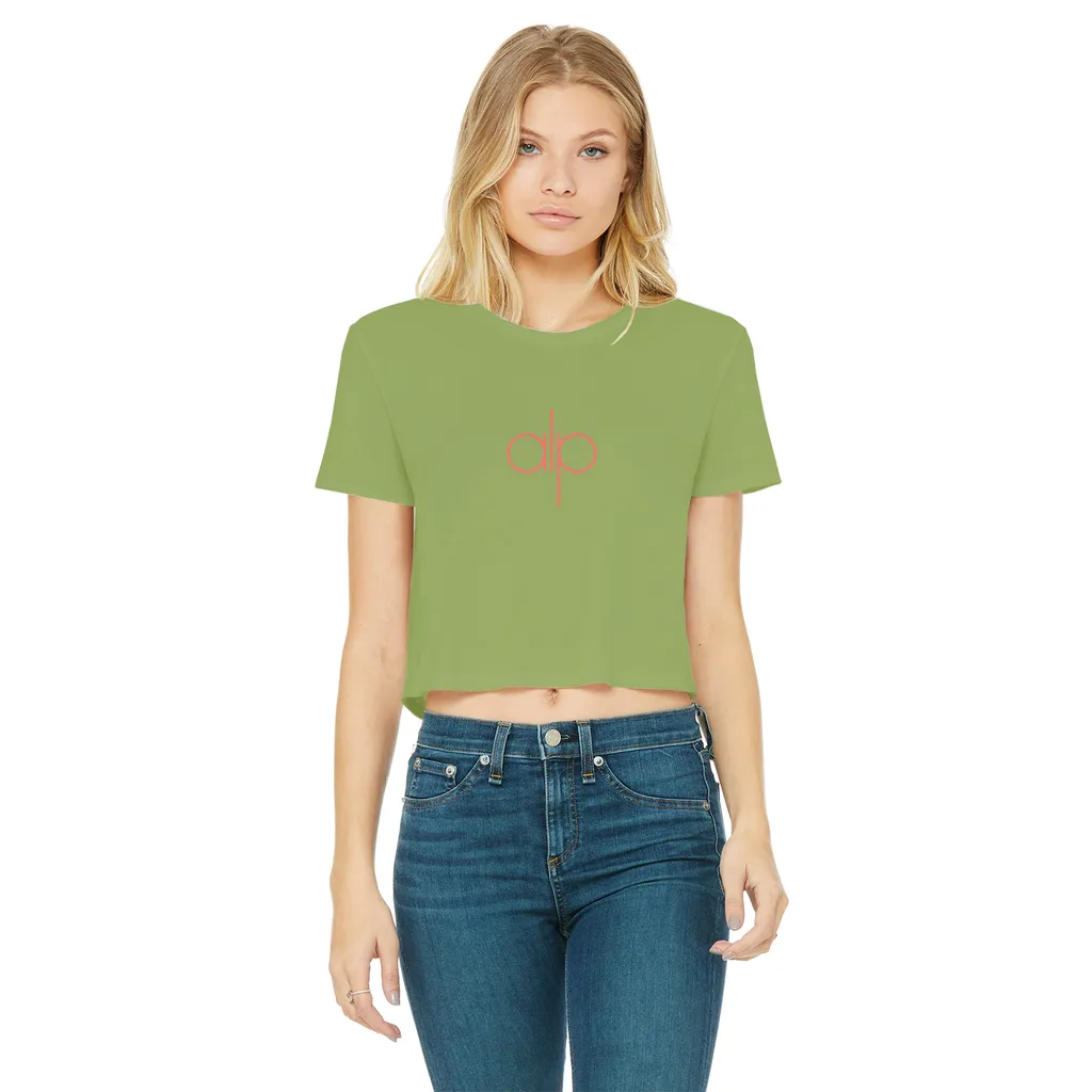 Classic Women's Cropped Raw Edge T-Shirt
