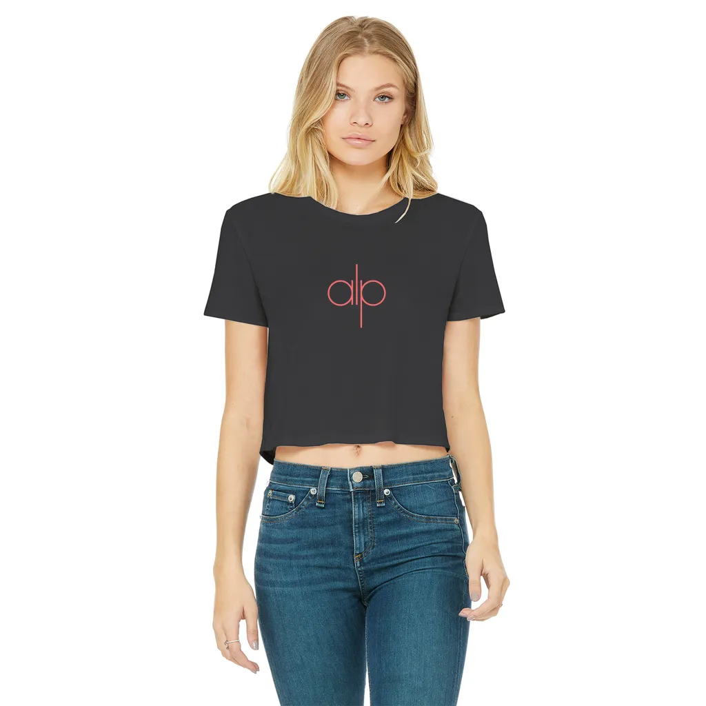 Classic Women's Cropped Raw Edge T-Shirt