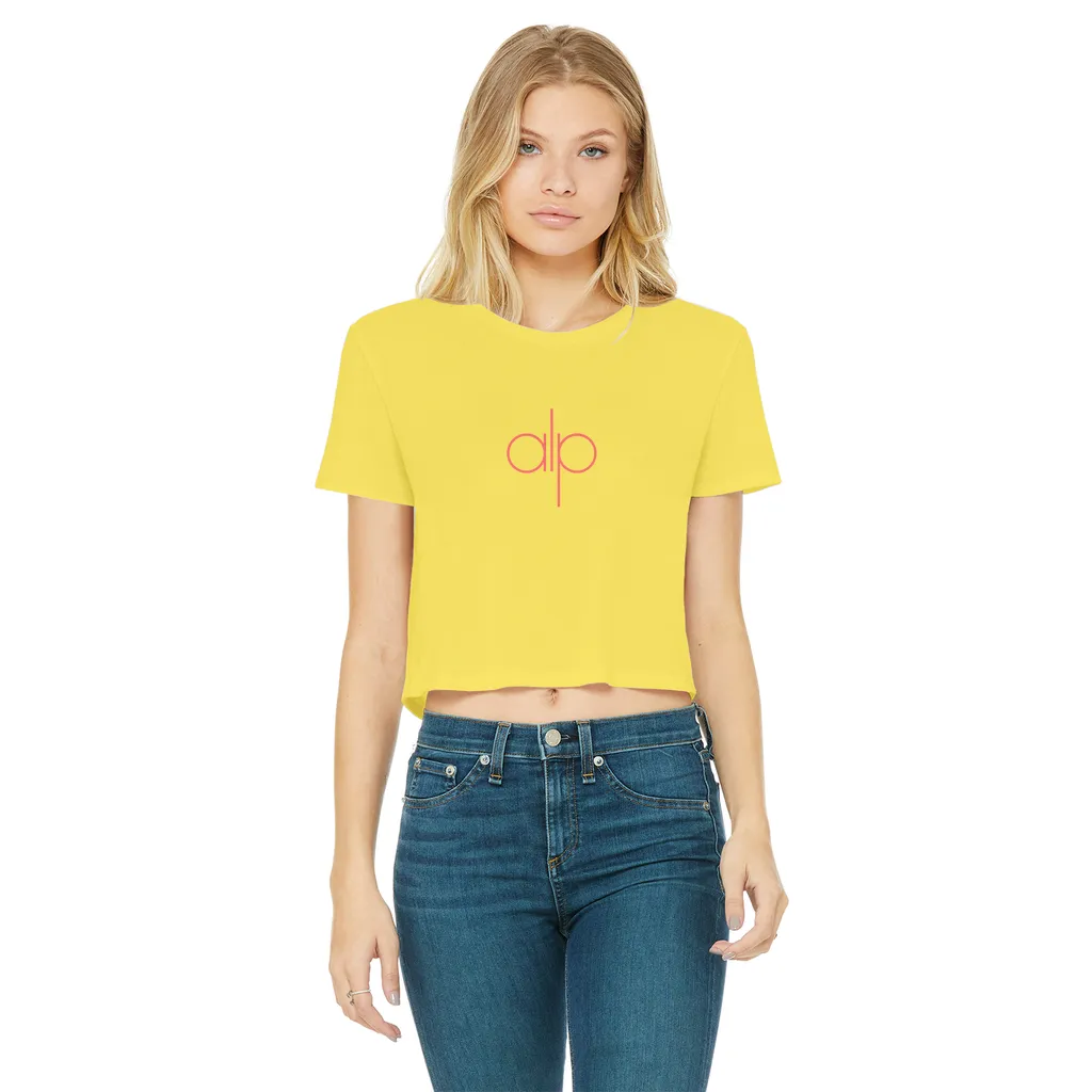 Classic Women's Cropped Raw Edge T-Shirt