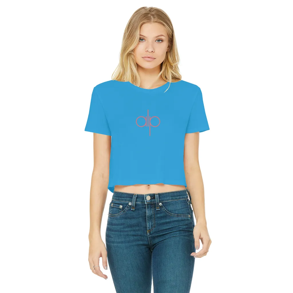 Classic Women's Cropped Raw Edge T-Shirt