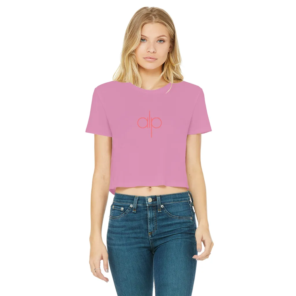 Classic Women's Cropped Raw Edge T-Shirt