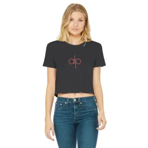 Classic Women's Cropped Raw Edge T-Shirt