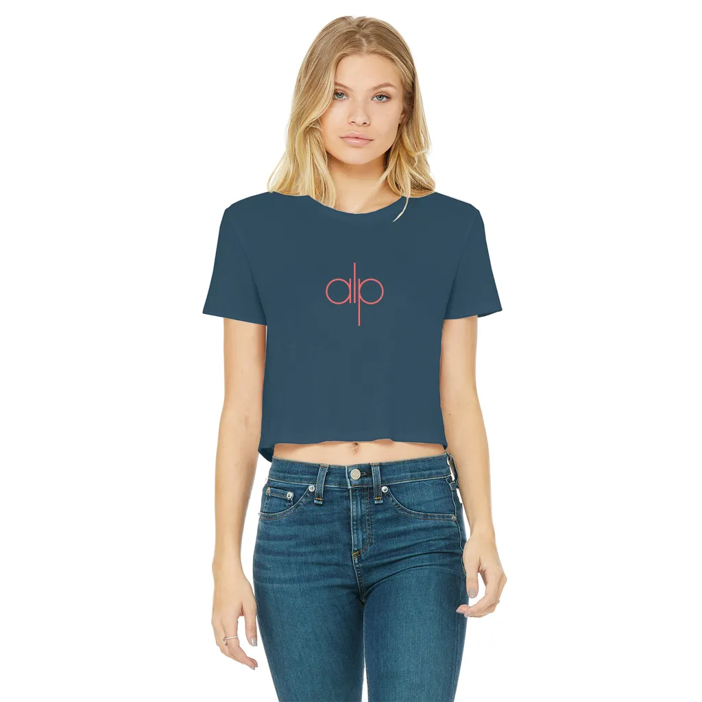Classic Women's Cropped Raw Edge T-Shirt