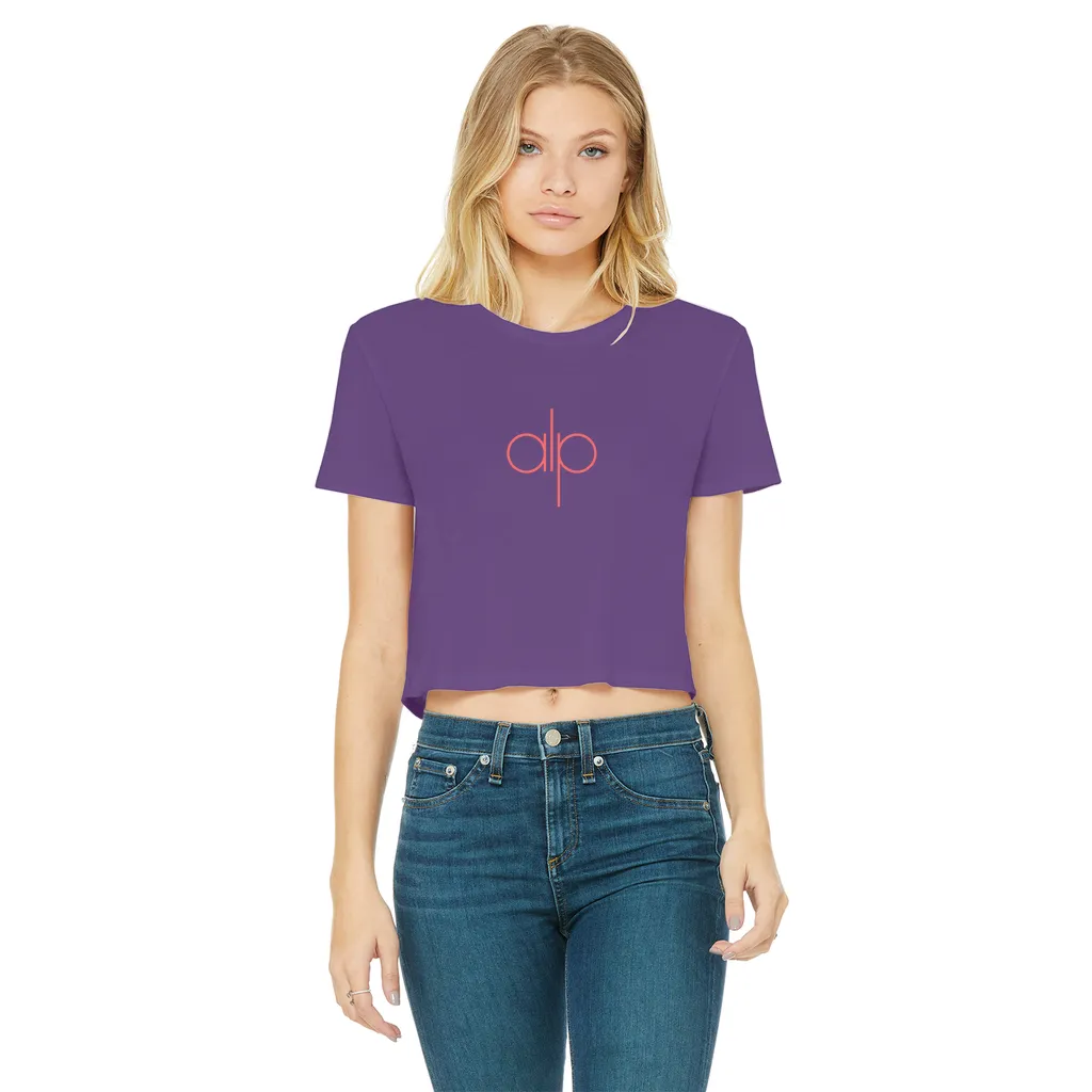 Classic Women's Cropped Raw Edge T-Shirt