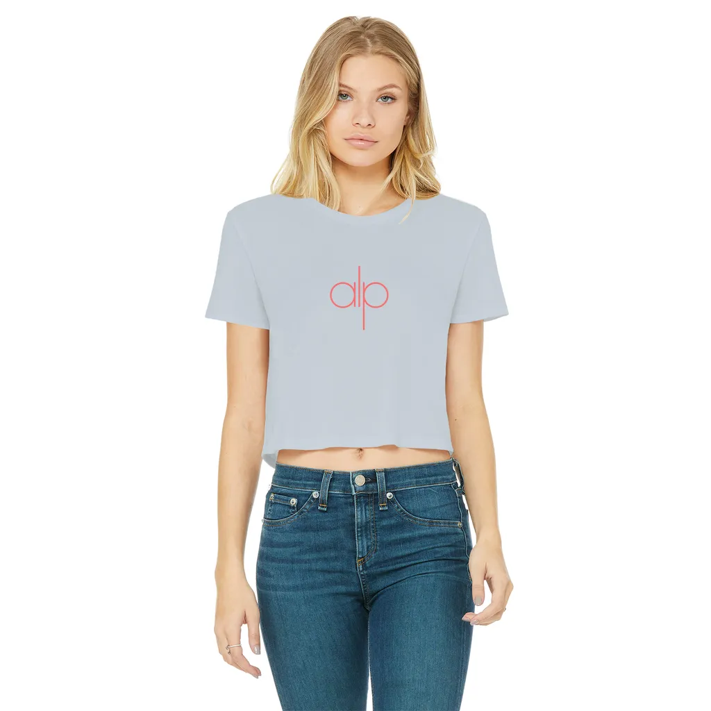 Classic Women's Cropped Raw Edge T-Shirt