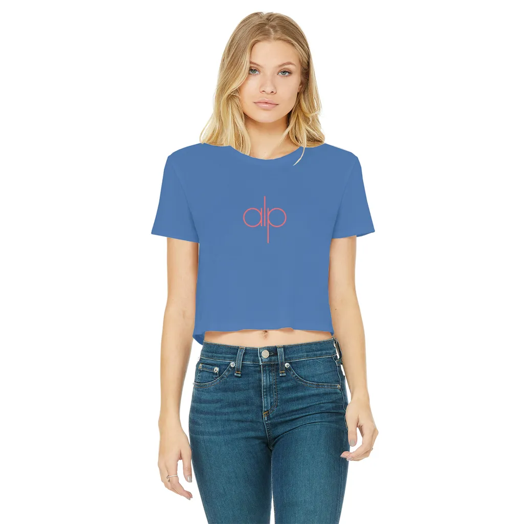 Classic Women's Cropped Raw Edge T-Shirt