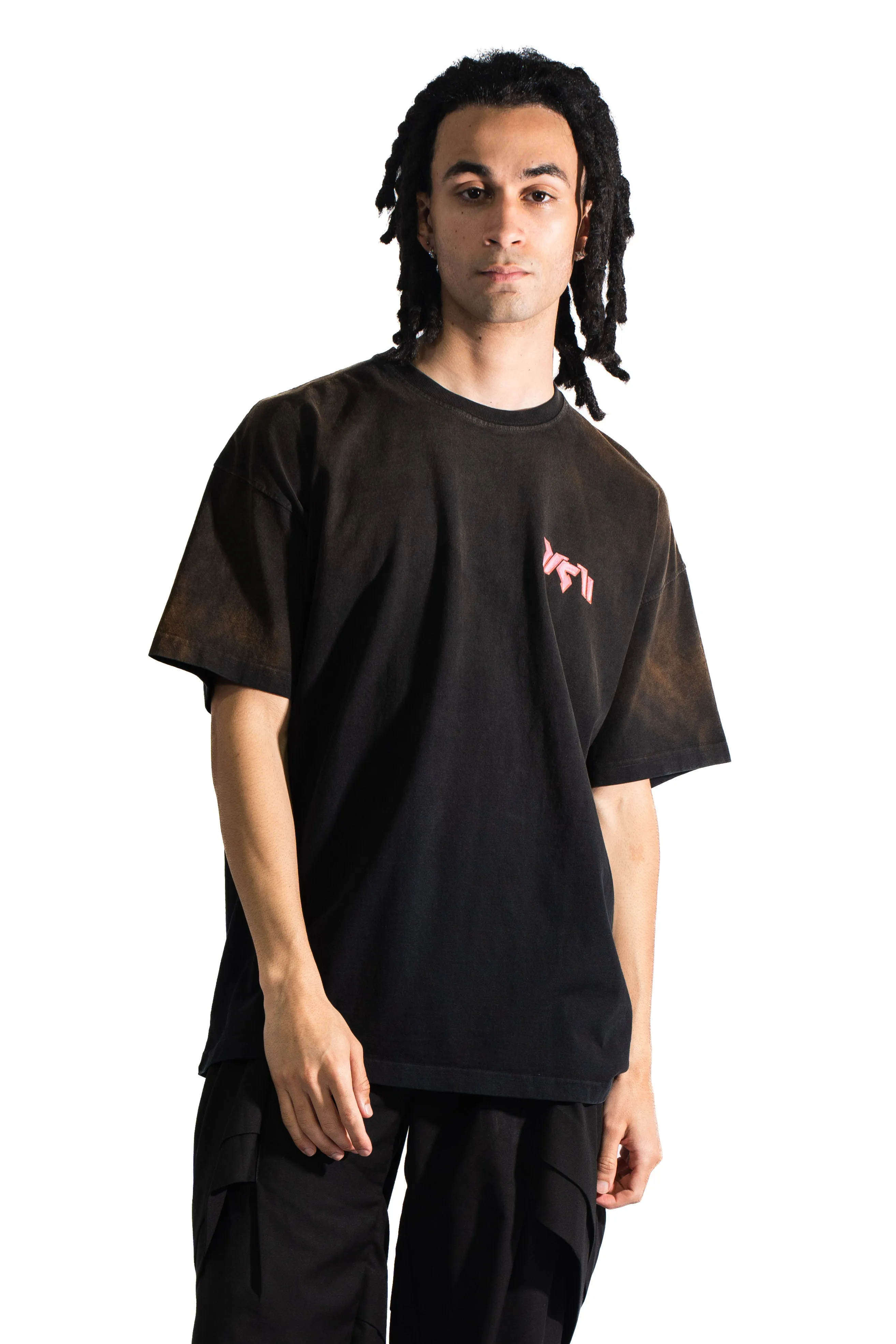 D-R-G-N Xiao Long Tee Bleached Black
