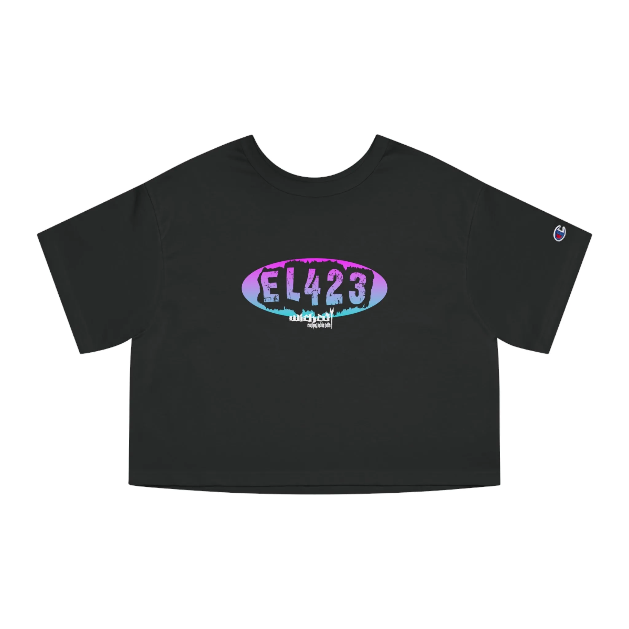 EL423 Alternative /Berry Color/ Cropped T-Shirt