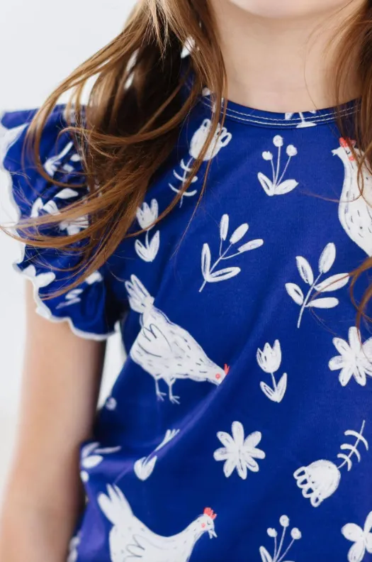 Feathered Friends S/S Ruffle Tee