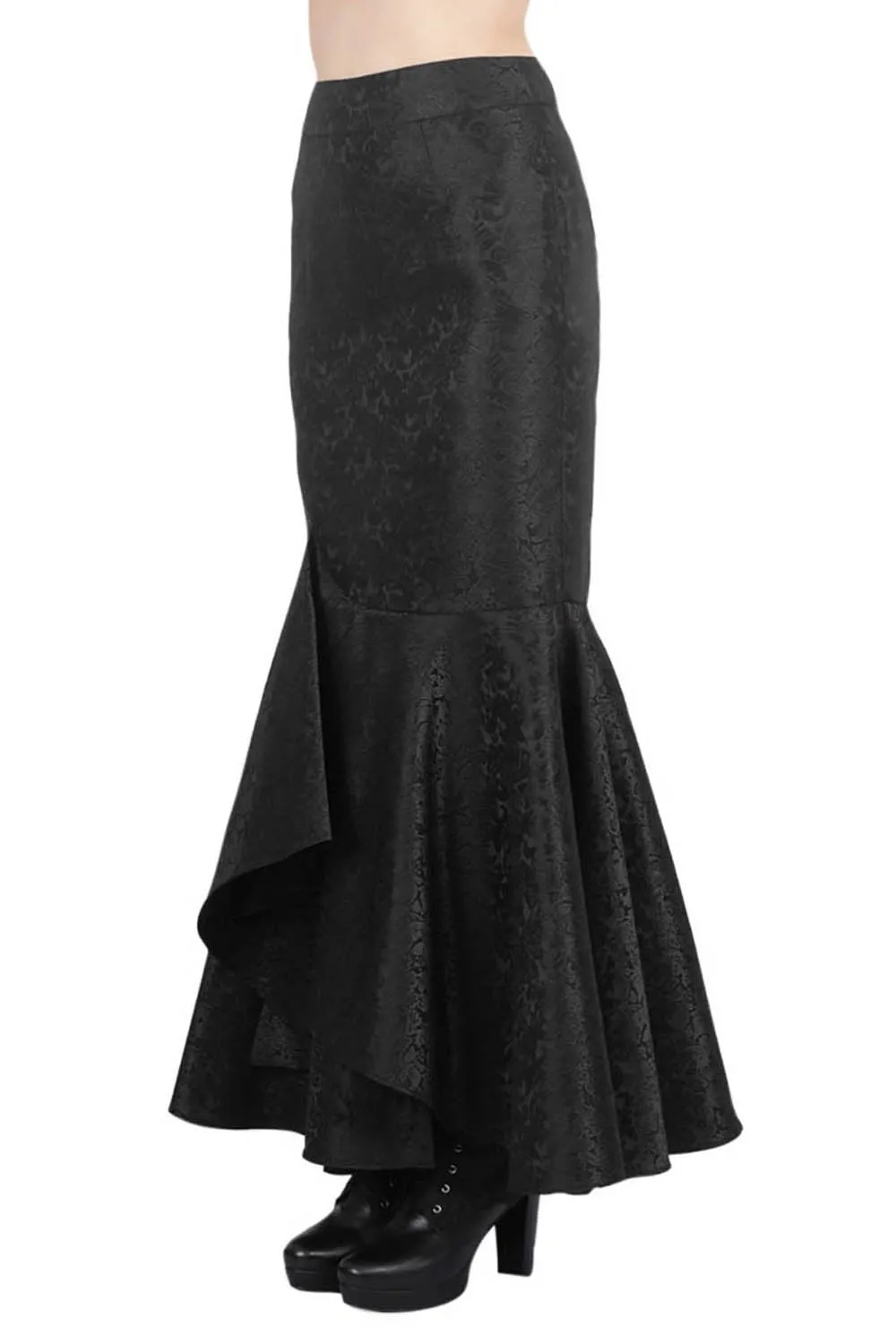 Garia Gothic Brocade Ruffle Skirts