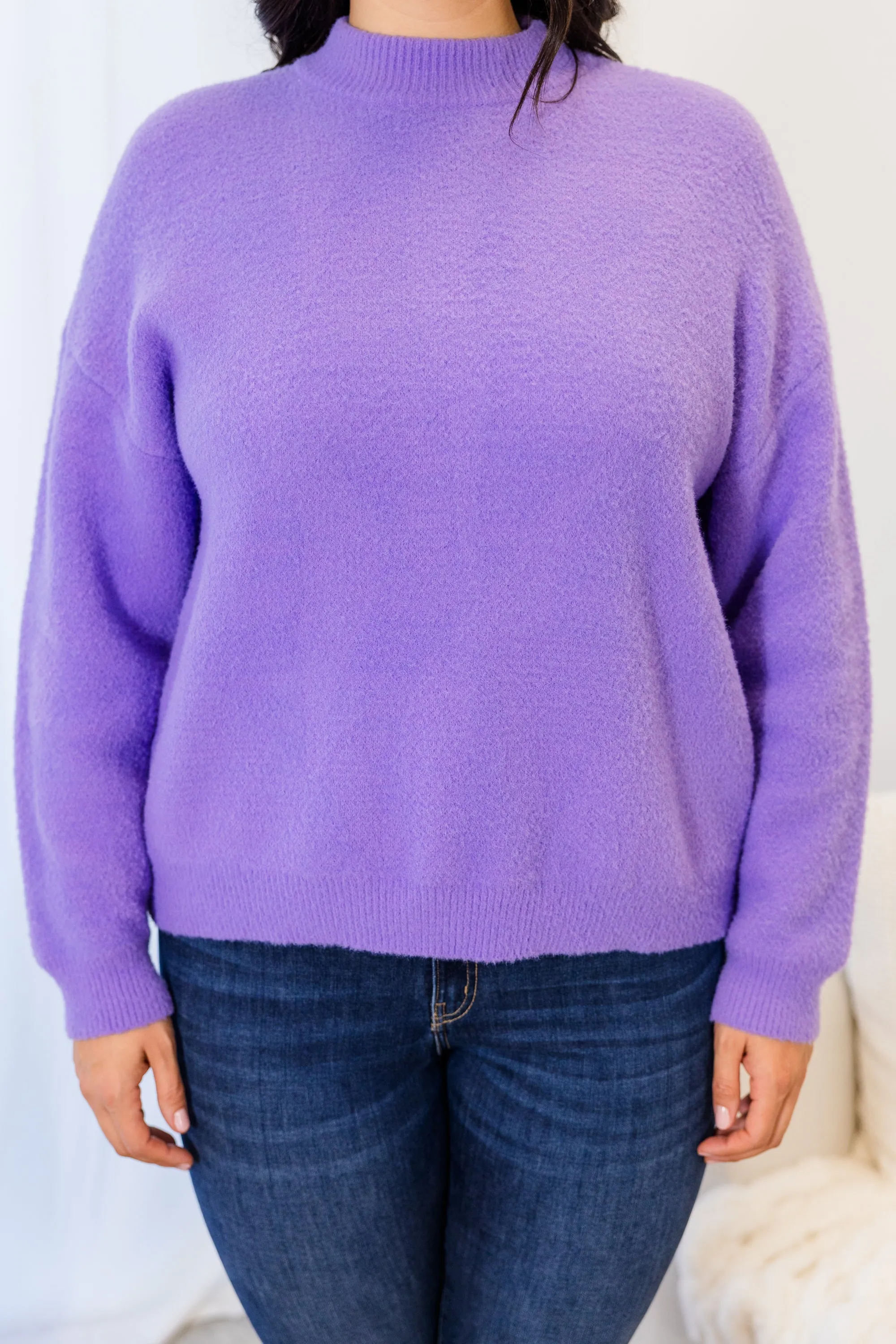 Hug Me Sweater, Lavender