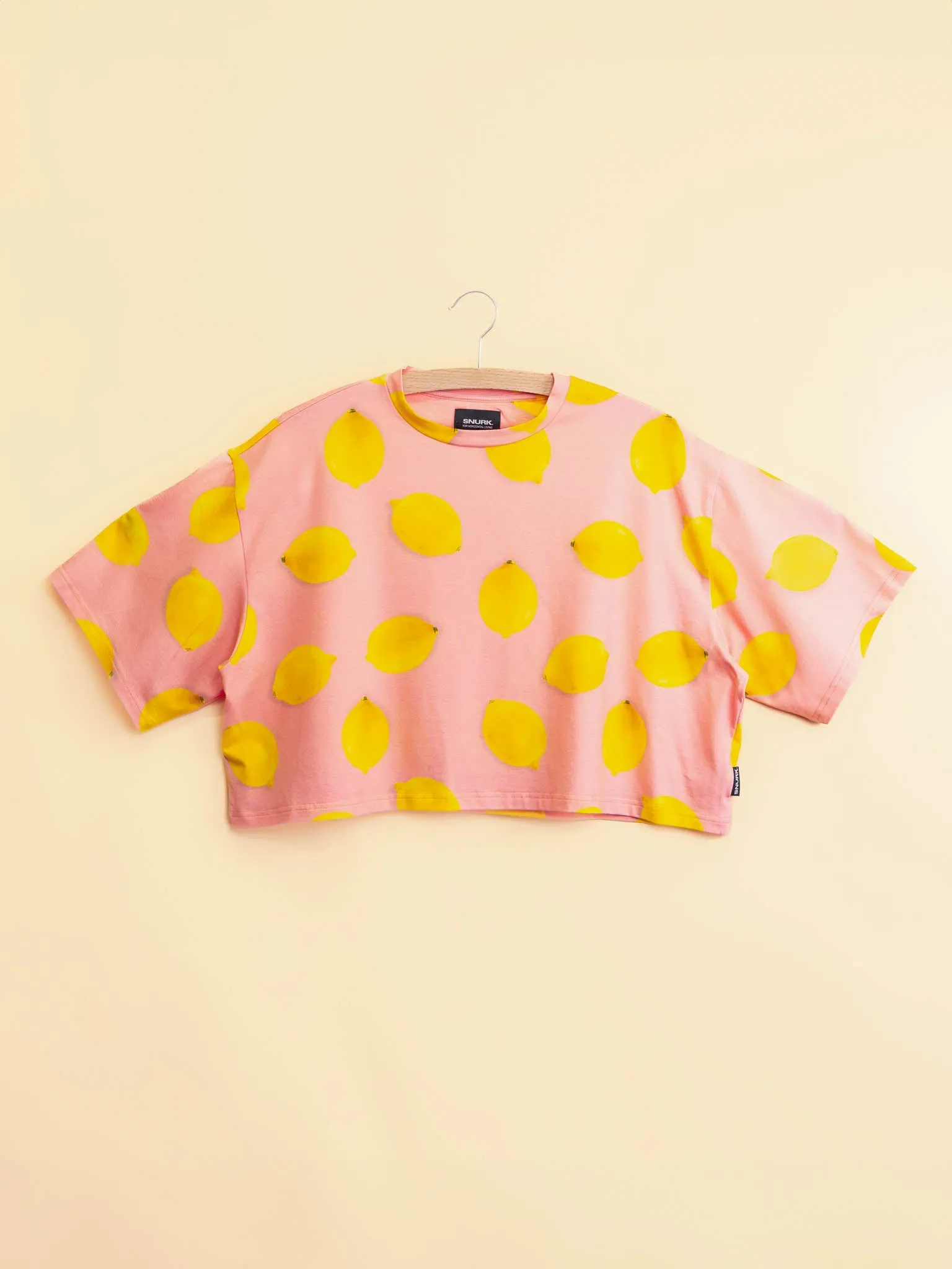 Lemon Cropped T-Shirt Dames