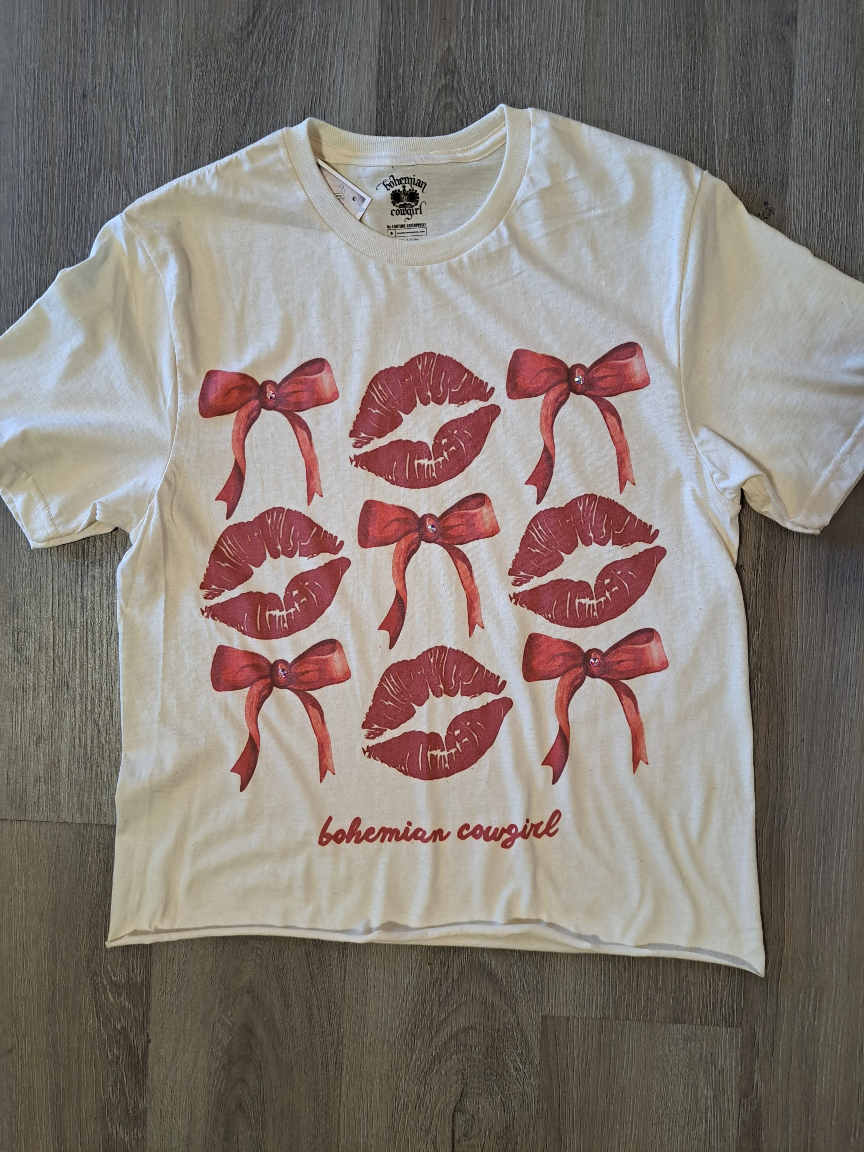 Lips & Bows Valentine's T-Shirt - WS