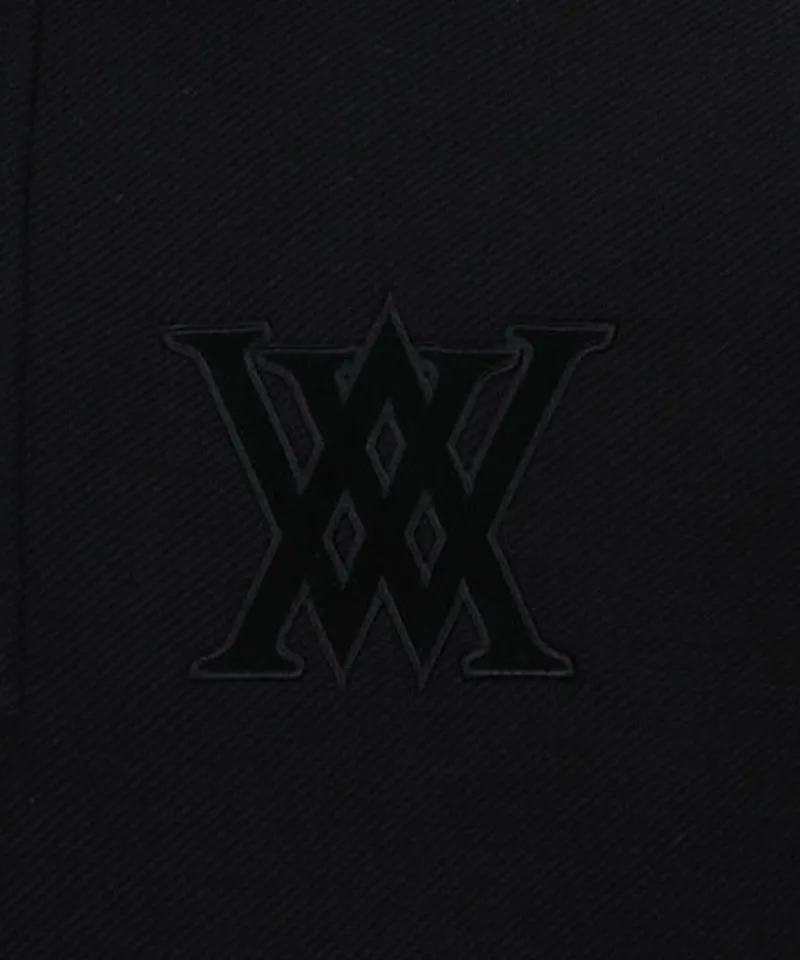 Men's Hoodie Point Anorak - Black
