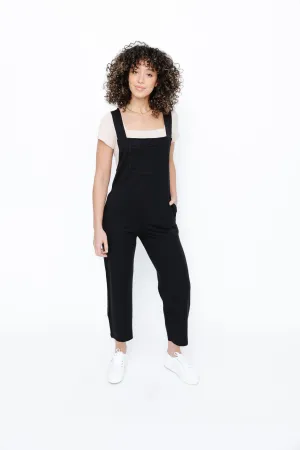 Mia Romperalls in Midnight Black