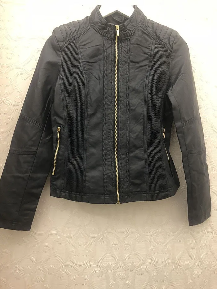 Navy Biker Jacket