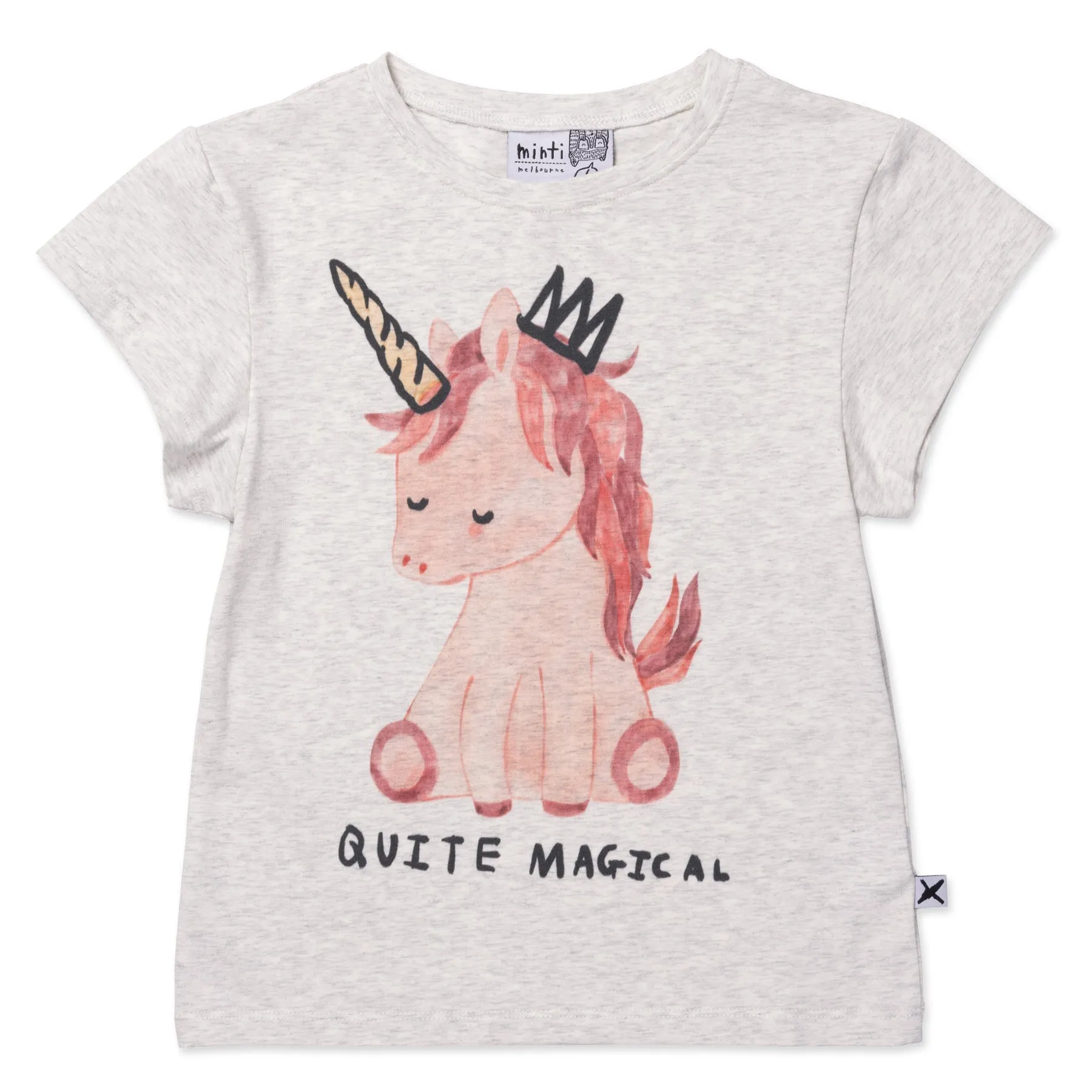Quite Magical Tee- White Marle