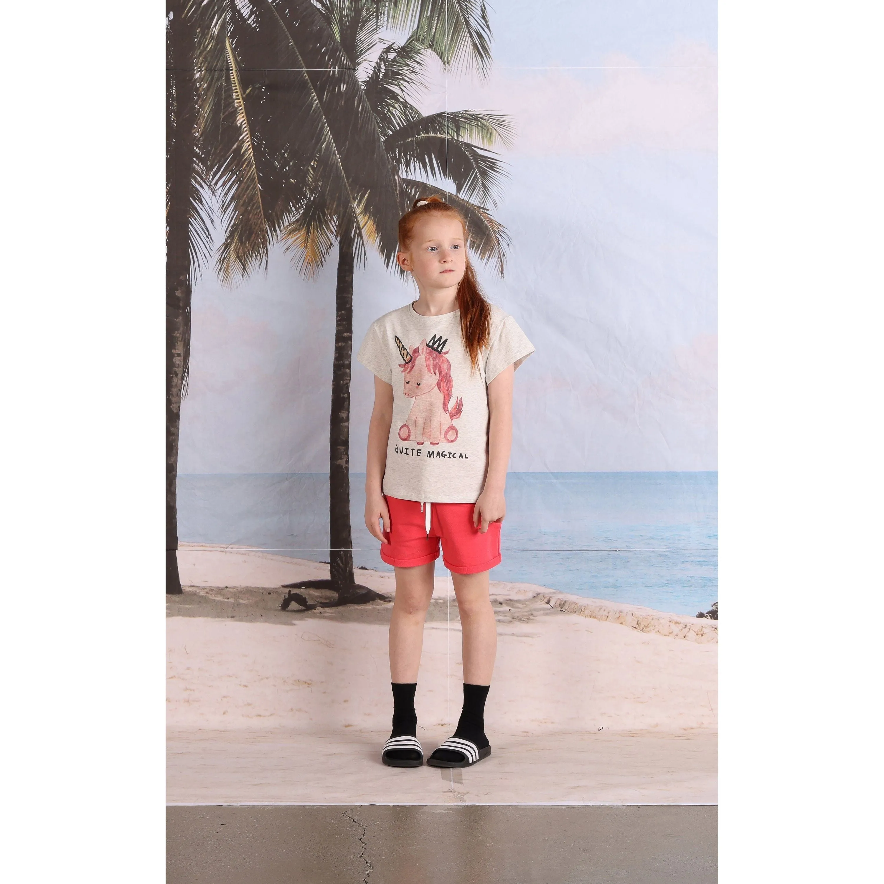 Quite Magical Tee- White Marle