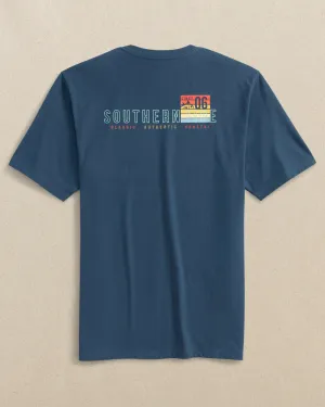Southern Tide Sunset Cropped Skipjack Short Sleeve T-Shirt