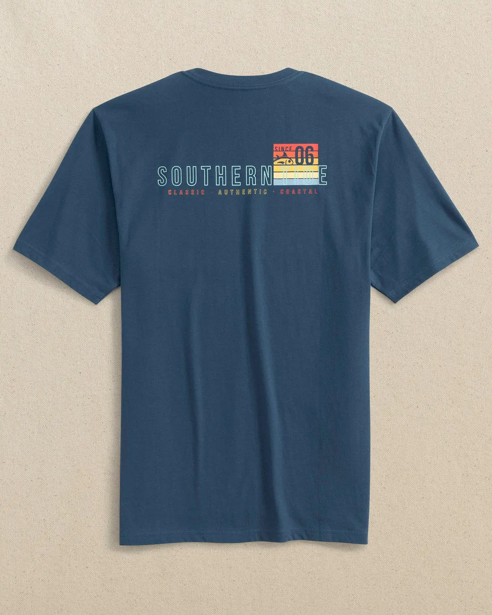 Southern Tide Sunset Cropped Skipjack Short Sleeve T-Shirt