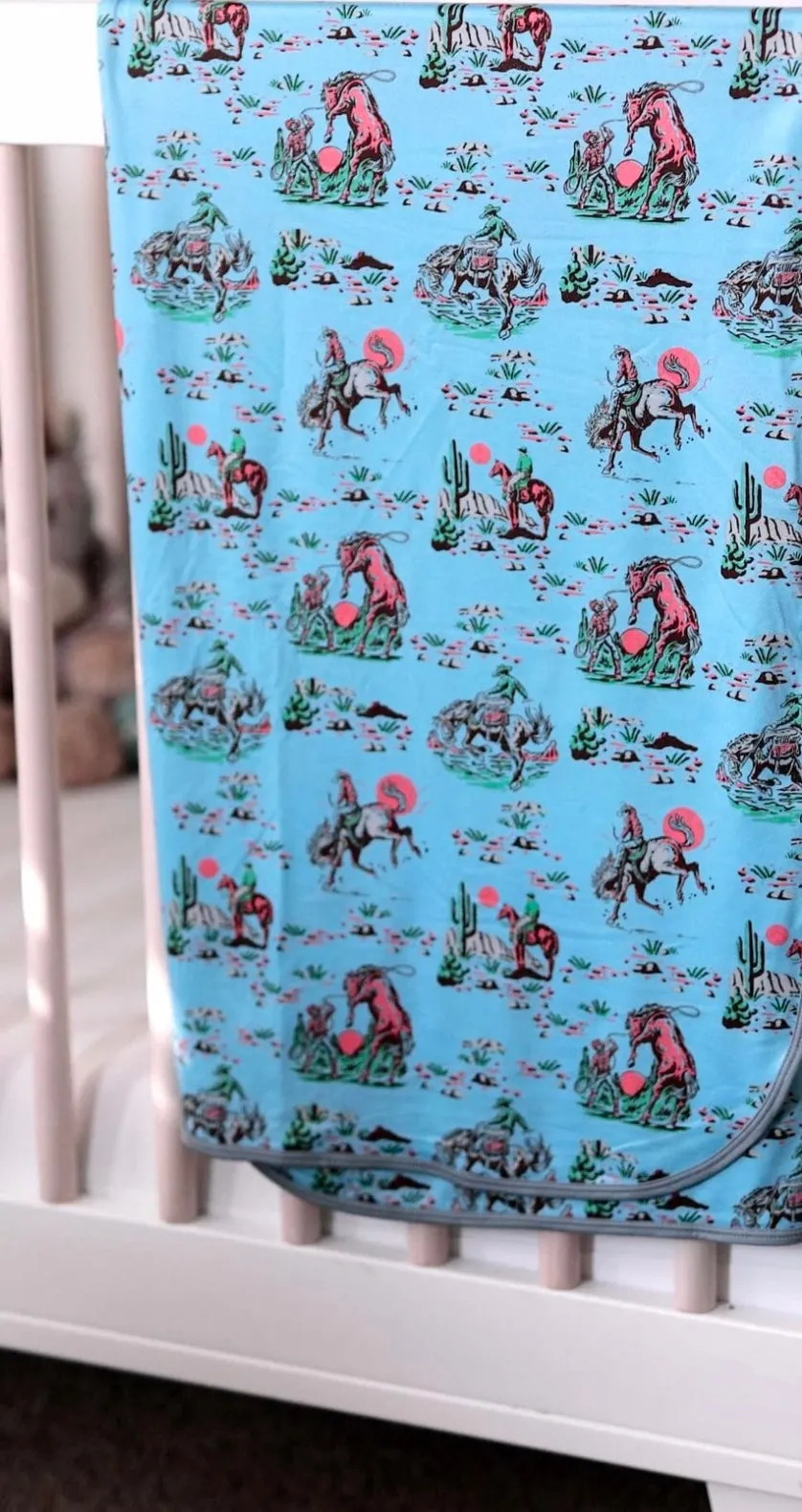 Swaddle Blanket Cowboy Up Burlebo