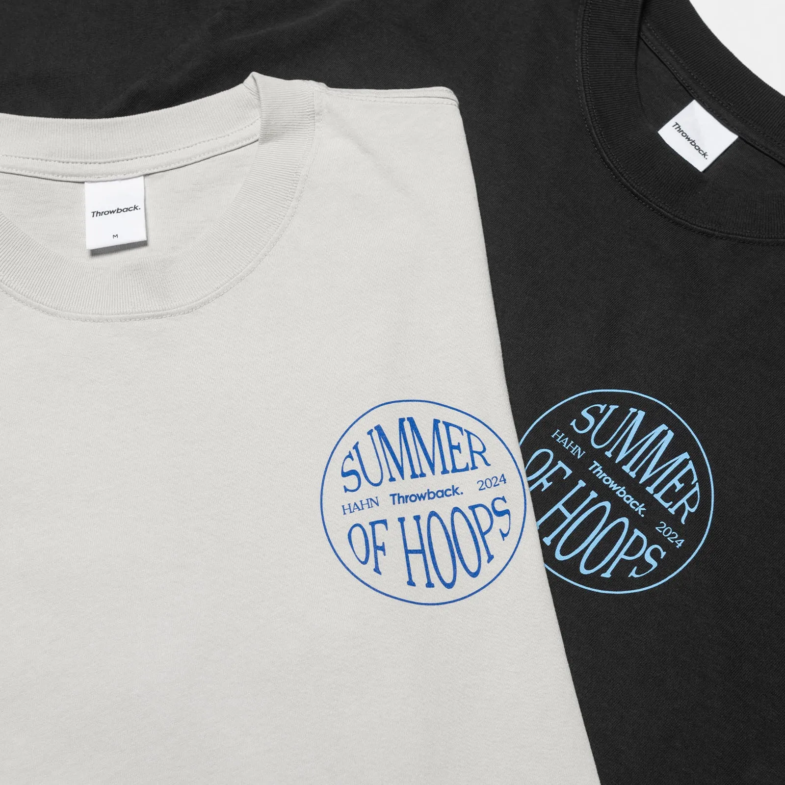 Throwback X Hahn Nothing But Net T-Shirt - Faded Noir