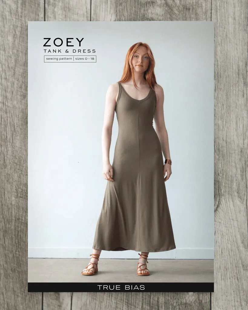 True Bias - Zoe Tank Vest Top & Dress (Size 14-32)