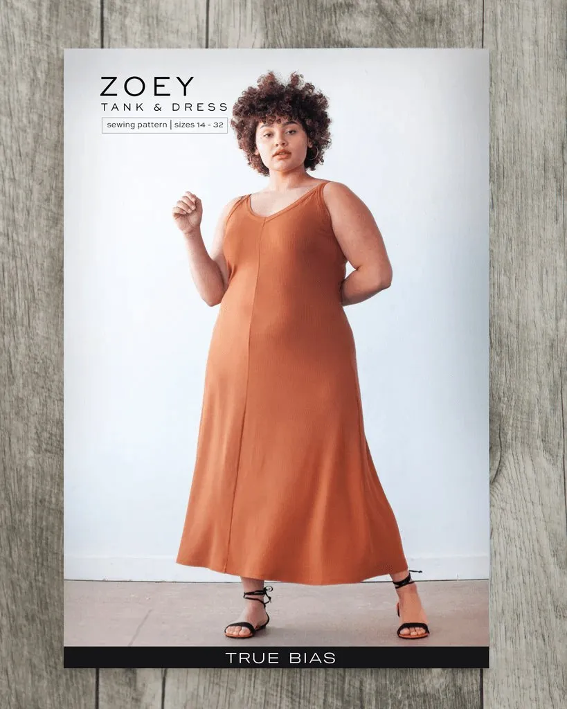True Bias - Zoe Tank Vest Top & Dress (Size 14-32)