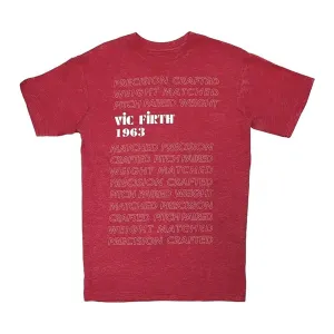 Vic Firth LE 1963 Red Graphic Tee - Large