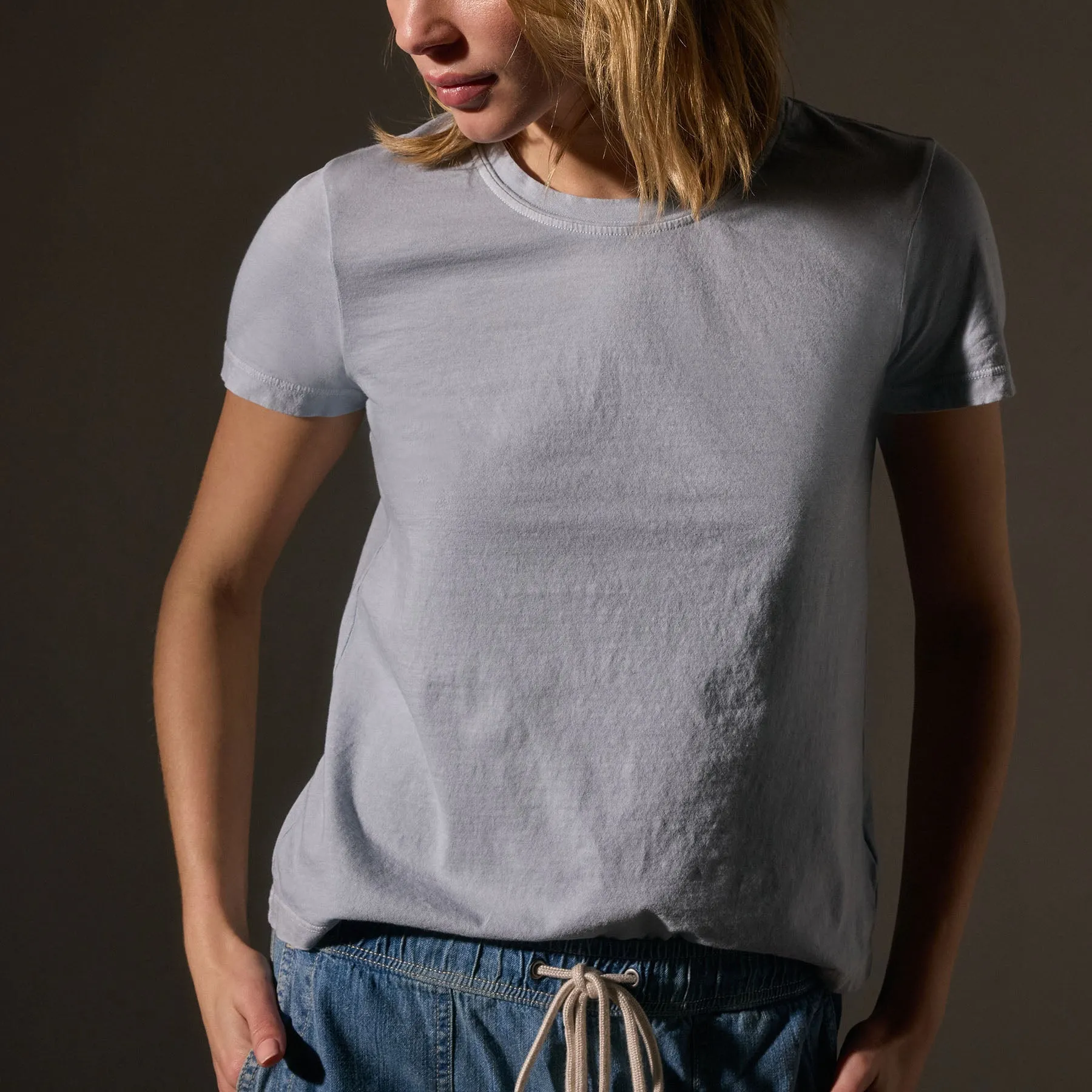 Vintage Little Boy Tee - Grey Glacier Pigment