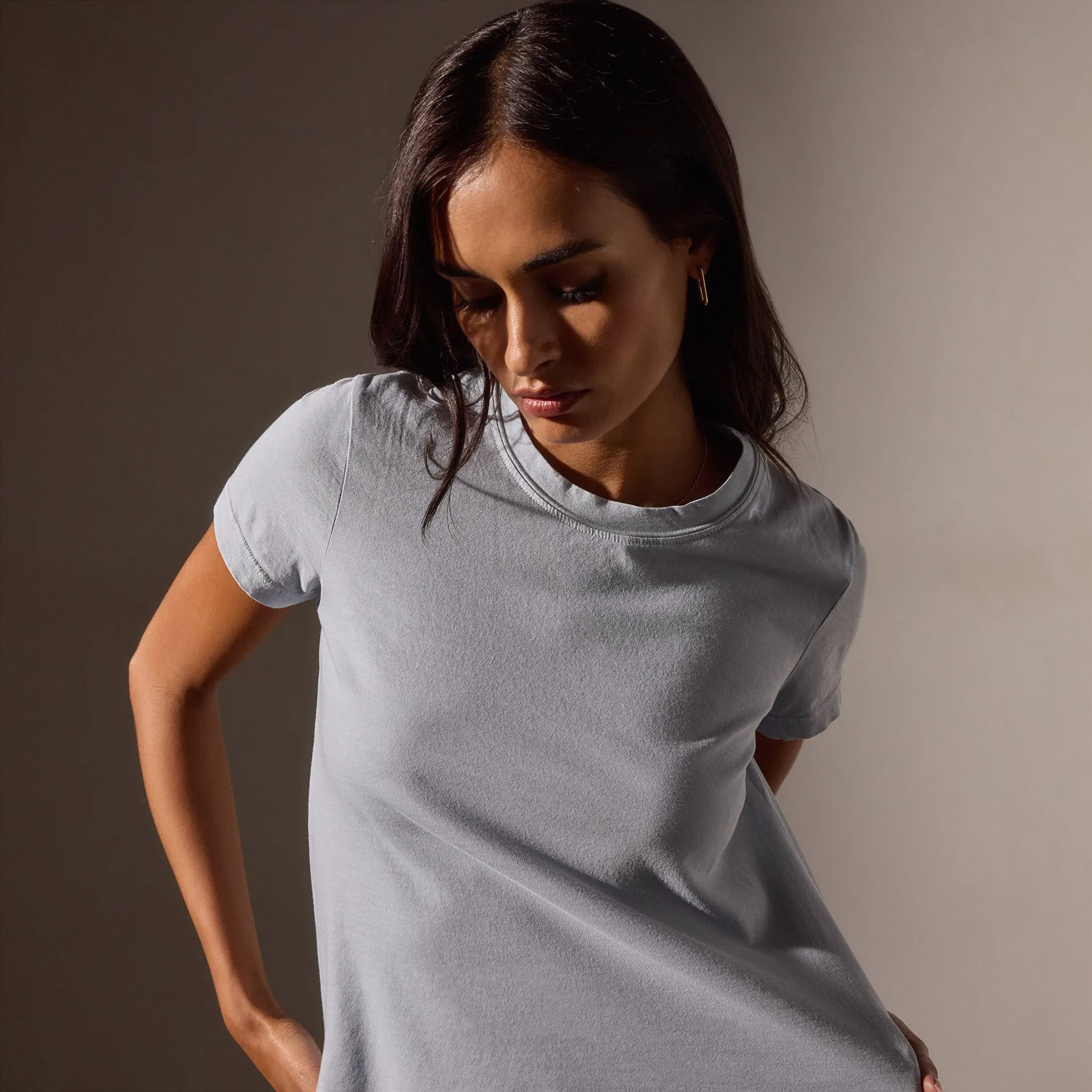 Vintage Little Boy Tee - Grey Glacier Pigment