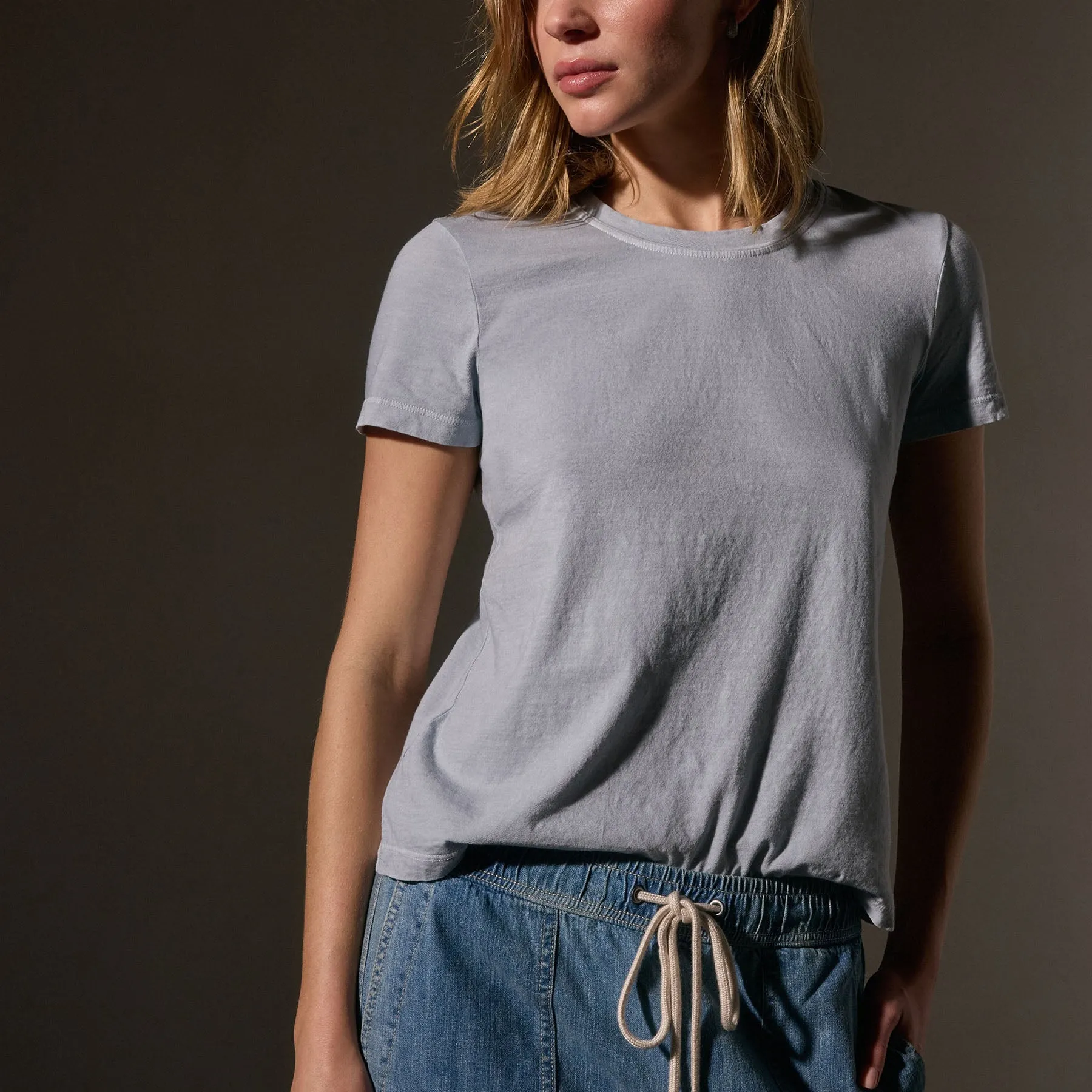 Vintage Little Boy Tee - Grey Glacier Pigment
