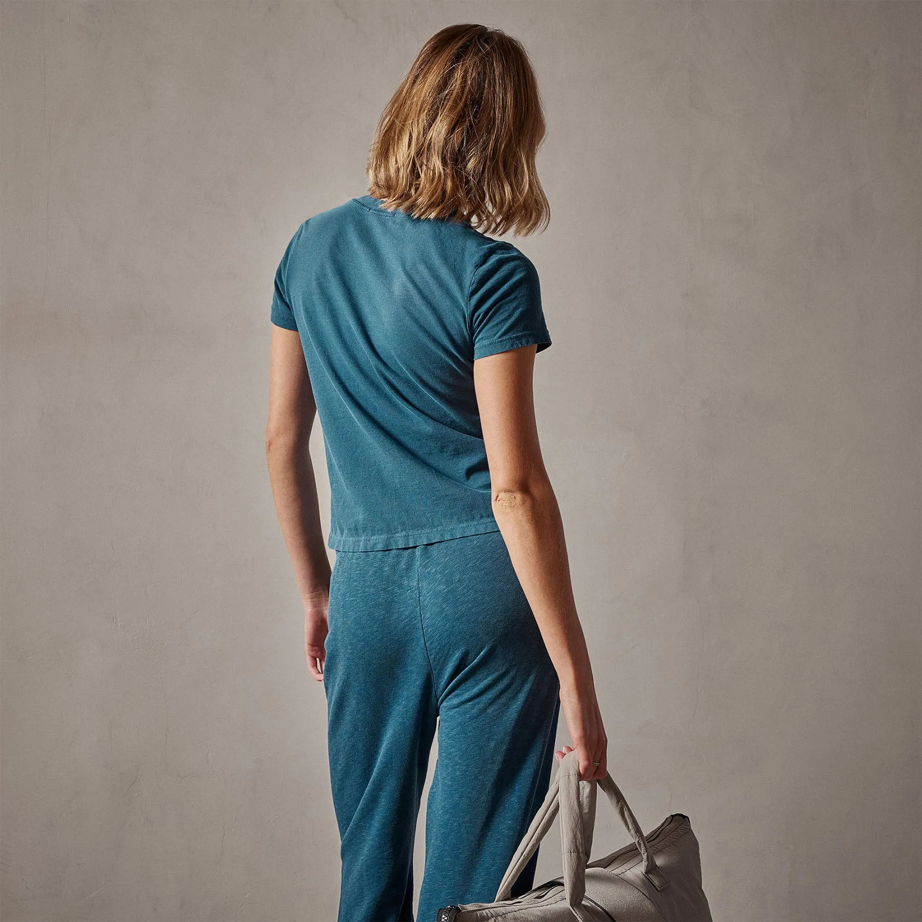 Vintage Little Boy Tee - Teal Pigment