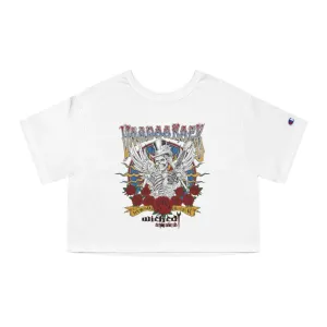 Voodoo Rock World Tour /Champion  Cropped Tee Shirt