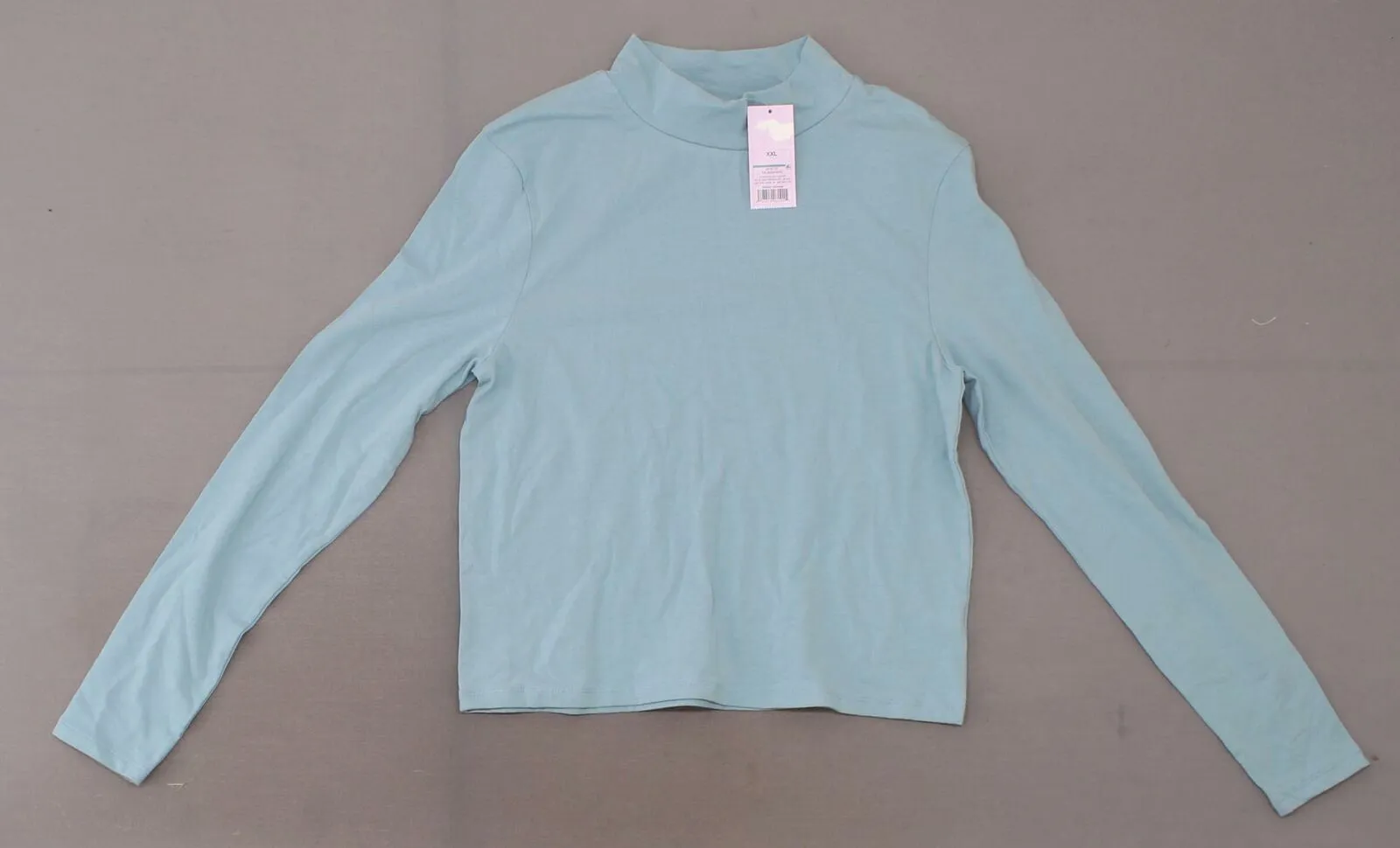 Wild Fable Women's Long Sleeve Cropped Mock Turtleneck Shirt Top