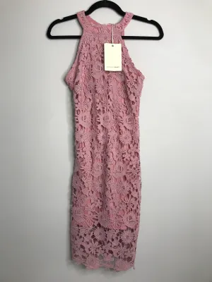 Womens Size Sm Misses Pink Blushing Heart NWT Dress
